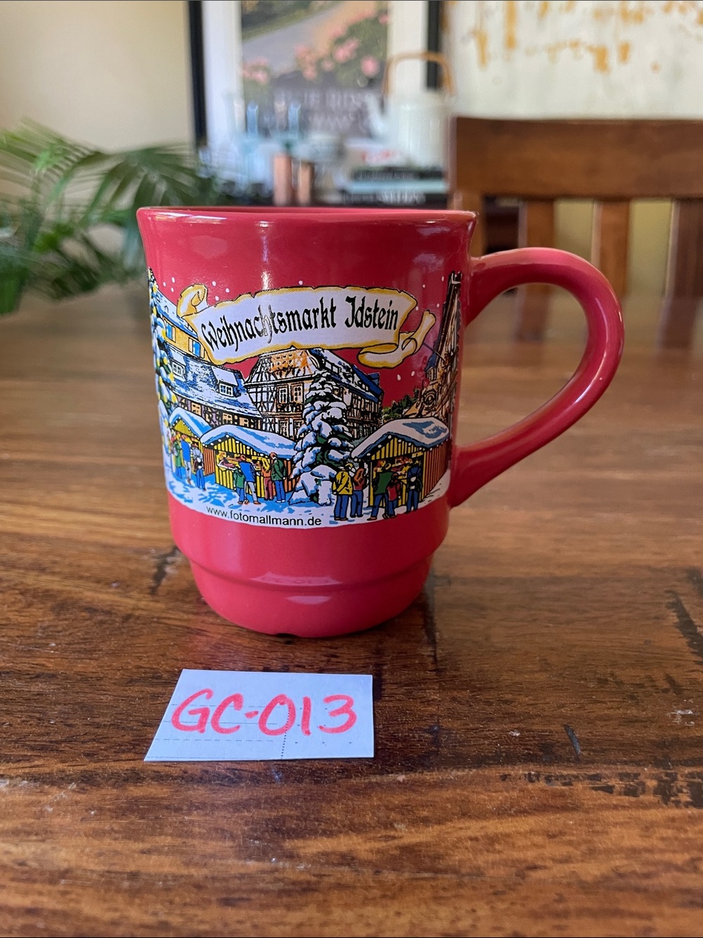 $13 or 2/$20! IDSTEIN German Gluehwein Mug Cup Christmas Night Market Germany